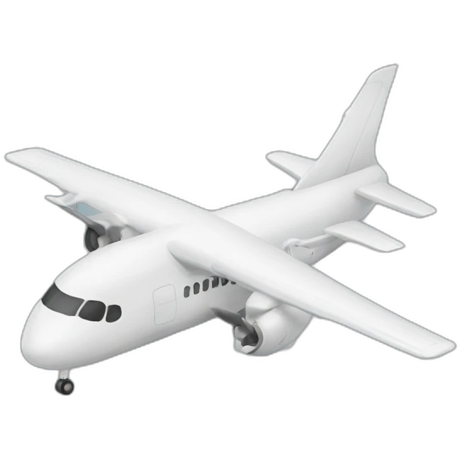 plane with legs emoji