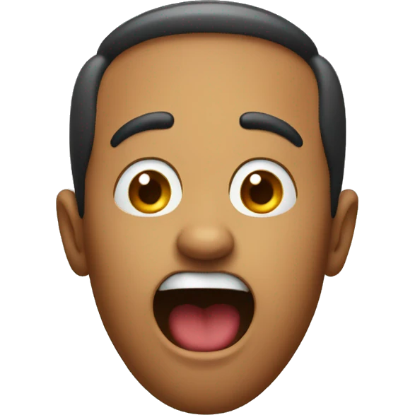 Astonished with two hands emoji