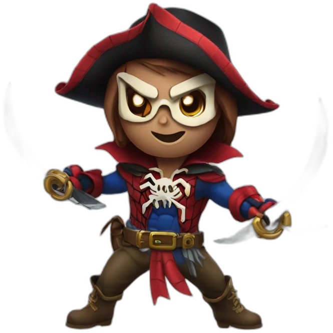 spider-man cursed pirate emoji