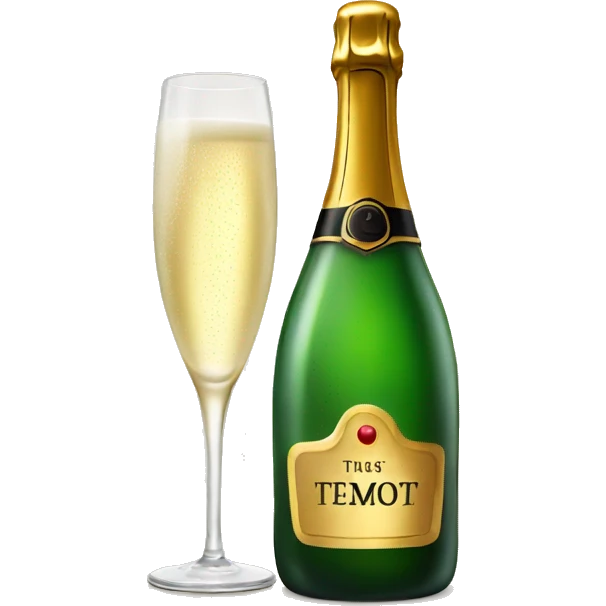 Champagne  emoji