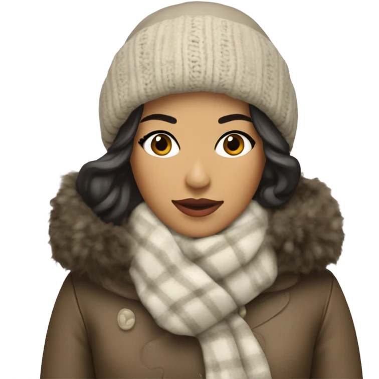 hispanic coquette winter emoji
