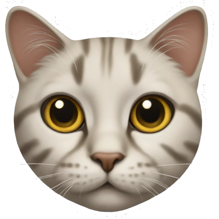 un chat enxieux emoji