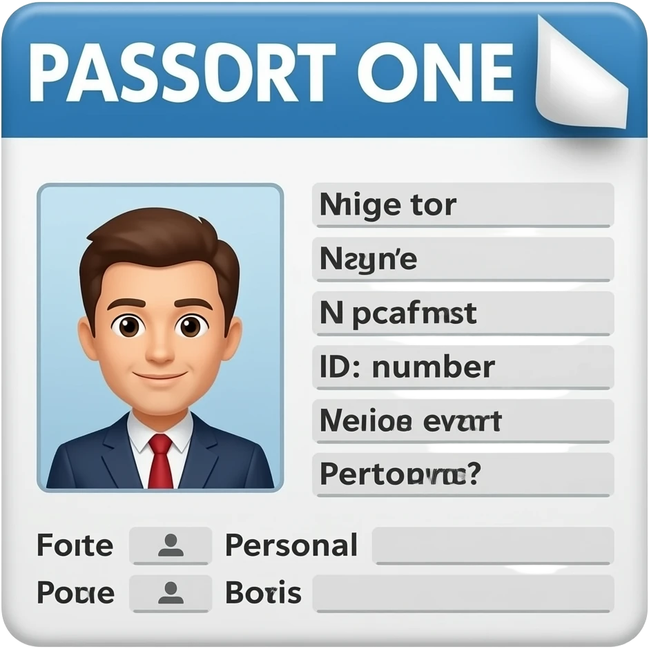 passport biodata page emoji