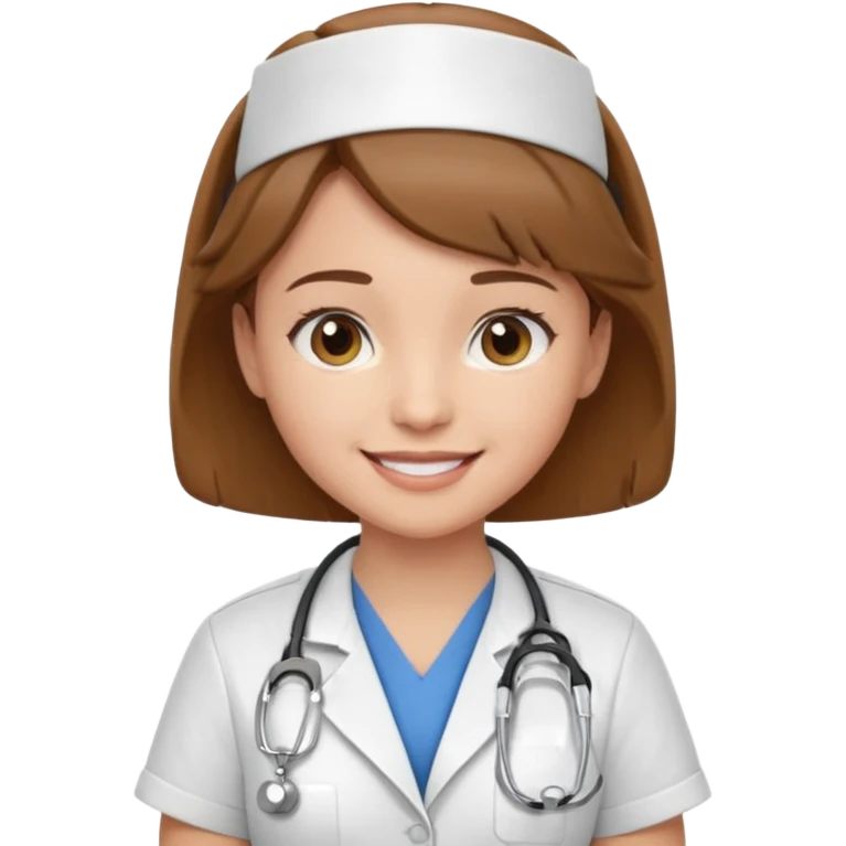 girly nurse emoji