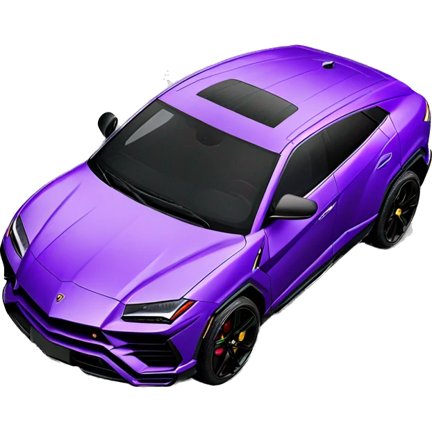 Purple Lamborghini Urus emoji