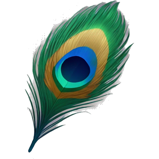 Peacock feather  emoji