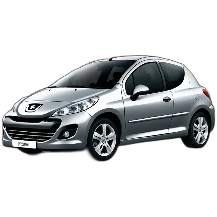 Peugeot 207 grise emoji