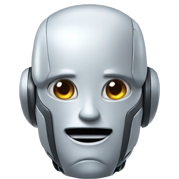 robot head named "astro" on head emoji