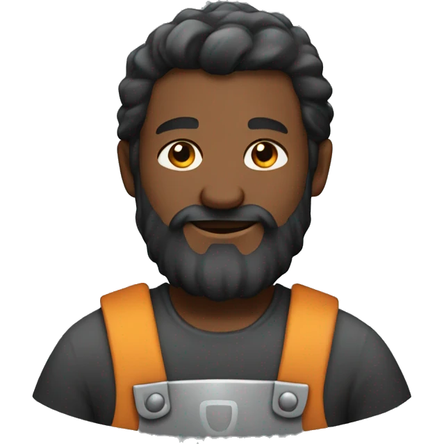 blacksmith with beard emoji