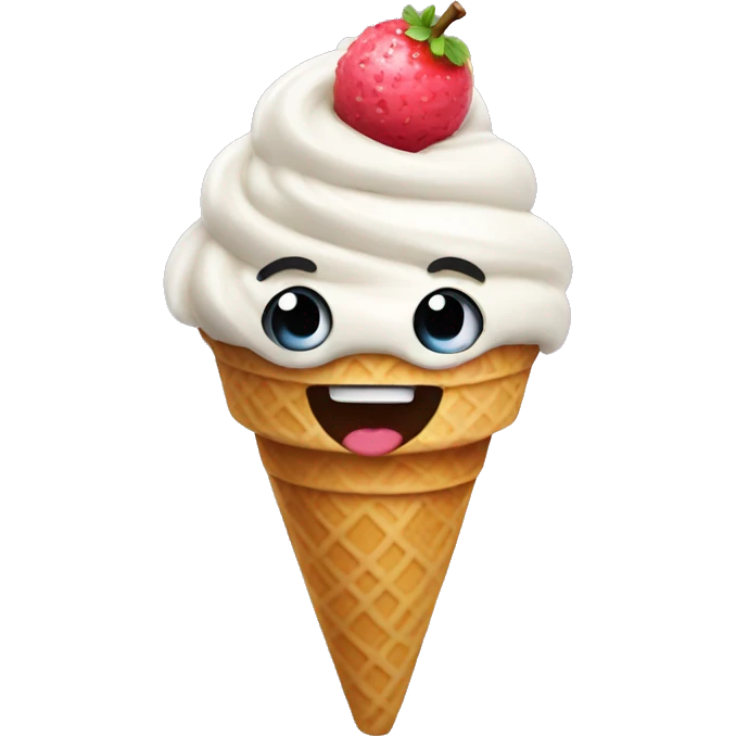  ice cream in a dessert bowl emoji