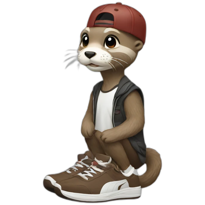 otter sneakerhead emoji