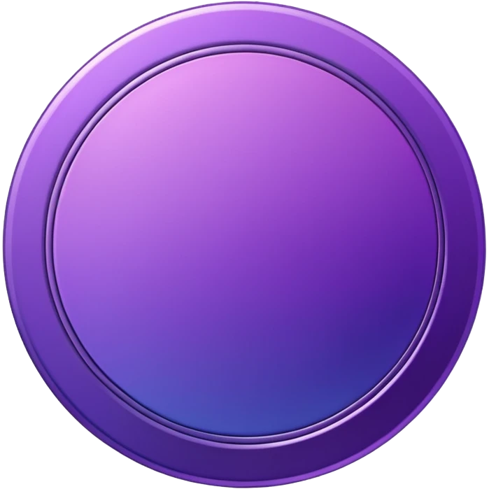 Purple modern Gradient coin 3d half rotate emoji