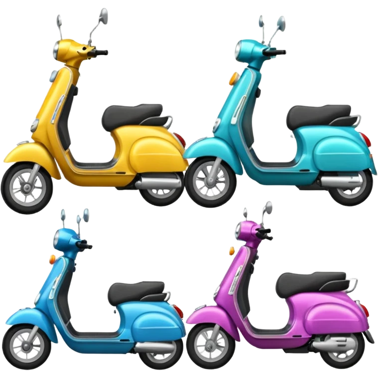 Many Scooters emoji