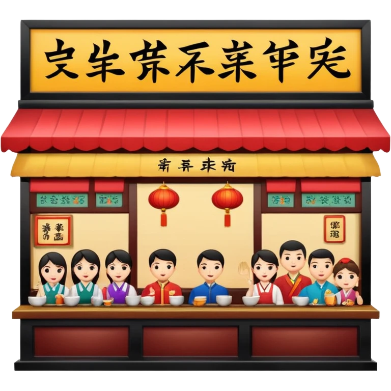 Chinese restaurant. emoji