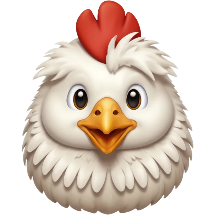 Chiken happy  emoji