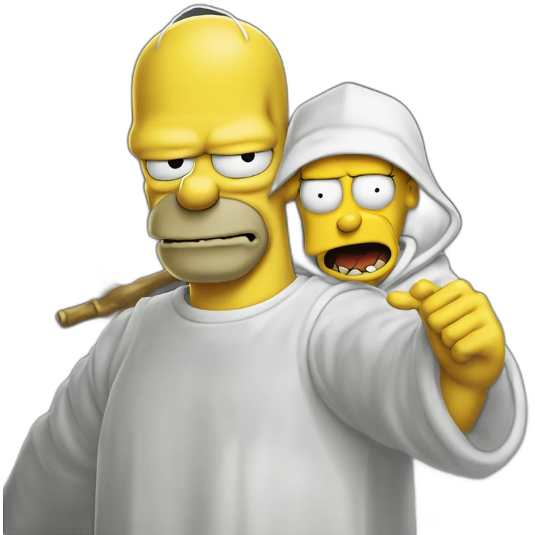 homer simpson fighting voldemort emoji