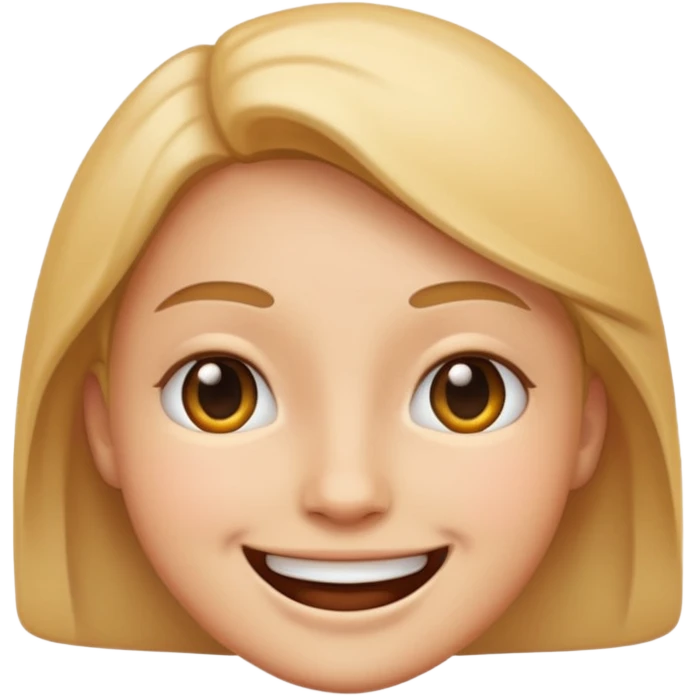 Create a emoji for soory and keep smiling always. emoji