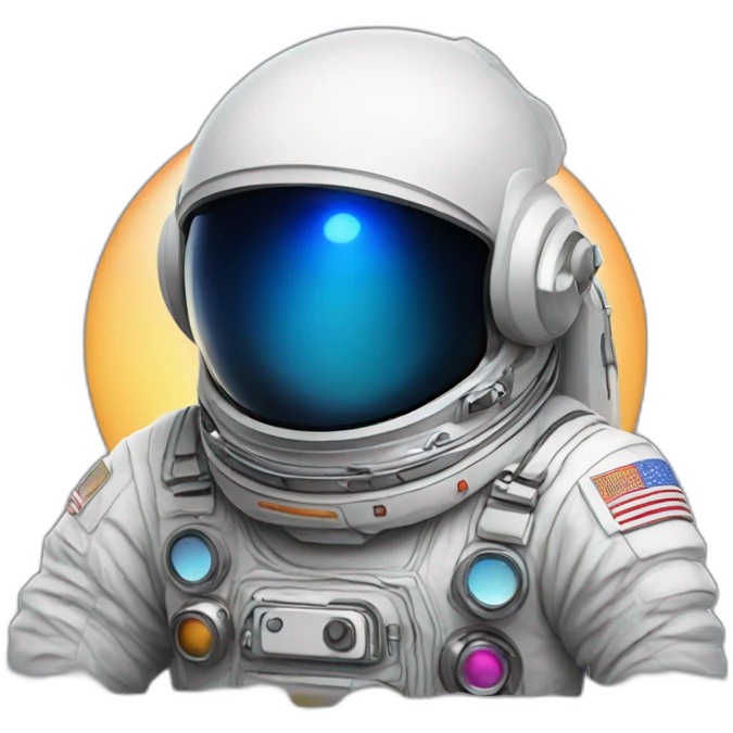 DJ astronaut colour full   emoji