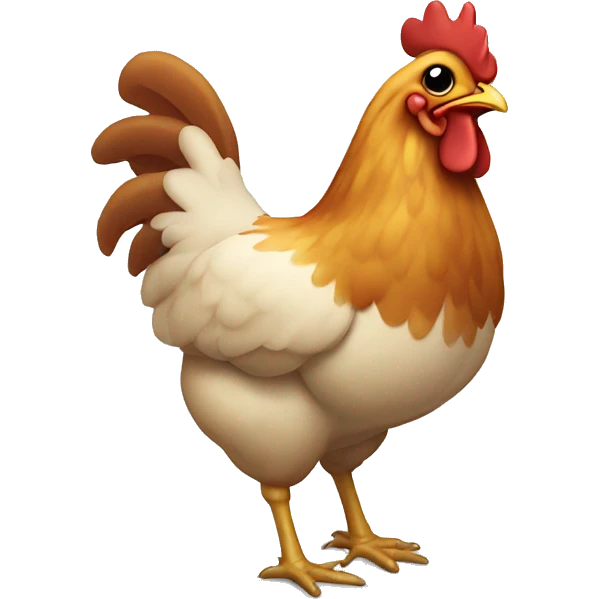 chicken emoji