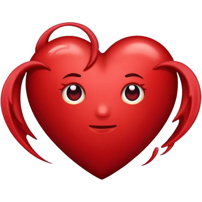 dark red heart  emoji