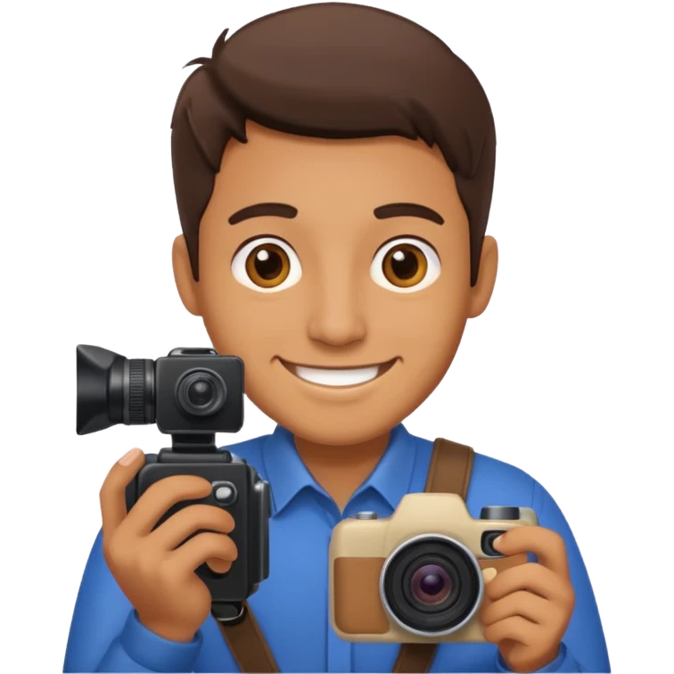 A Man Using A Camera emoji