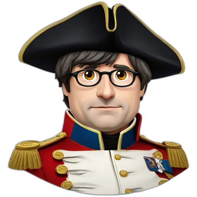 carles puigdemont as napoleon with hat emoji