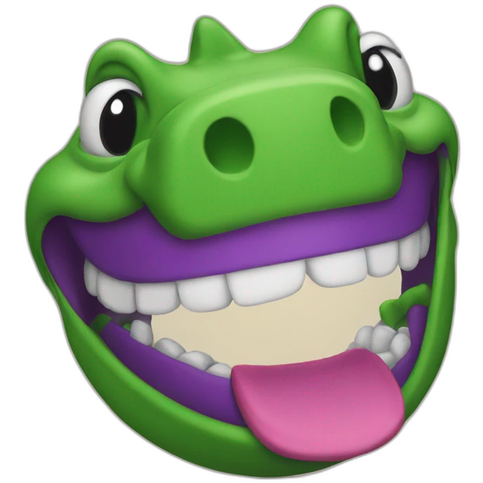 barney dinosaur emoji