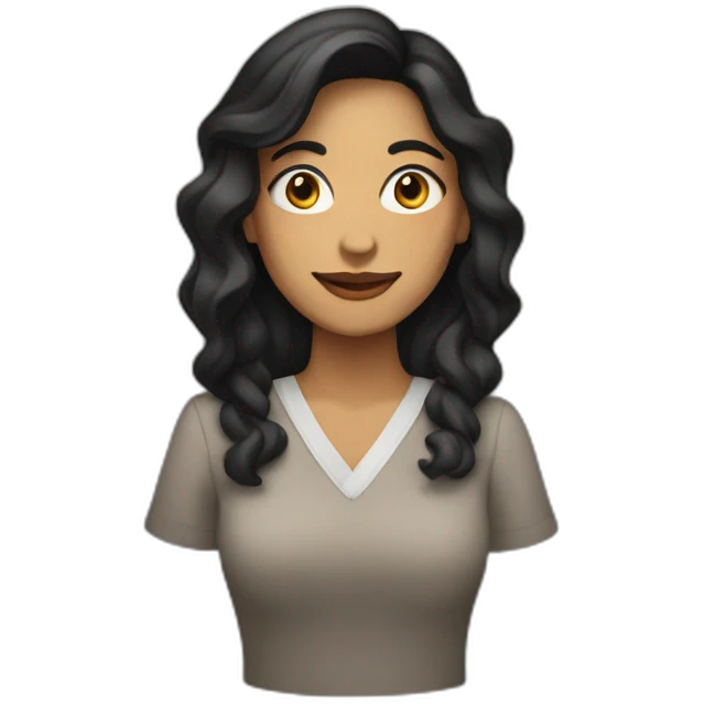 Mujer morena  emoji