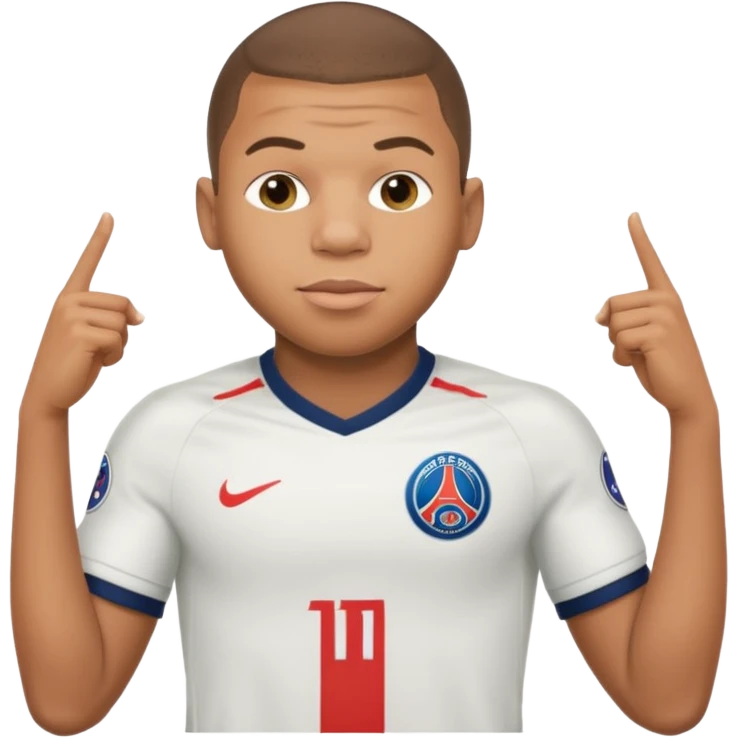 Mbappe's huge belly is bursting at the seams when it comes to PSG's kit emoji
