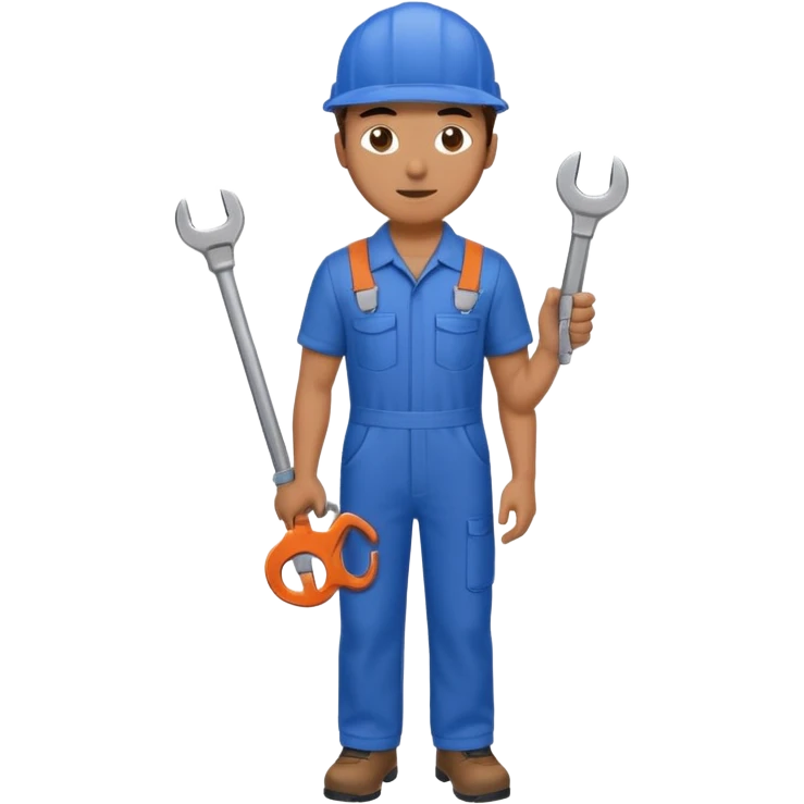 mechanic full body emoji