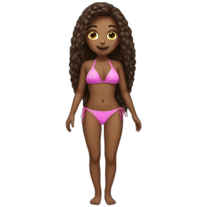 bikini girl emoji