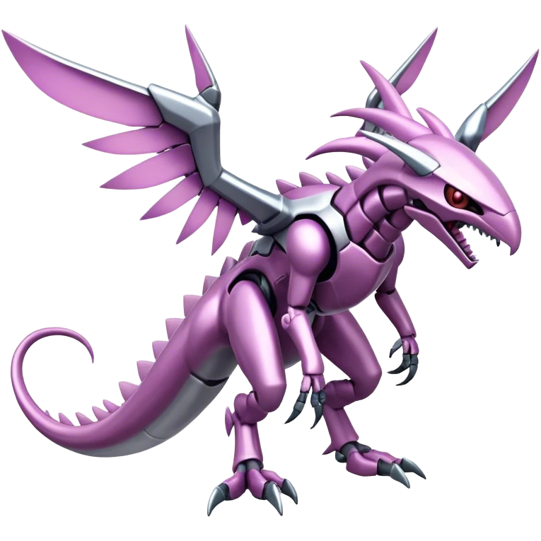  Cool Edgy Shiny Ethereal Legendary Digimon-Genesect-Palkia-hybrid full body emoji