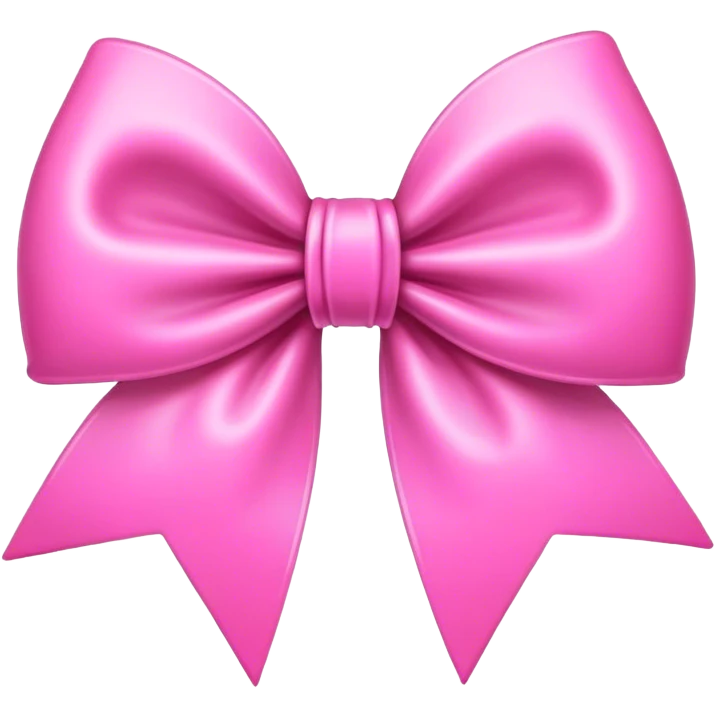 pink bow emoji