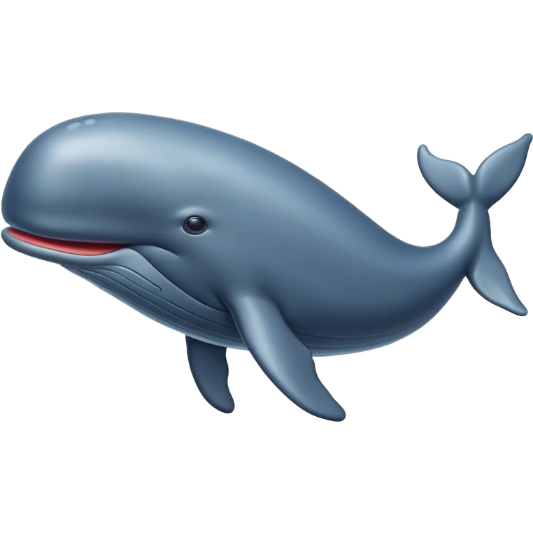 Sporting whale emoji
