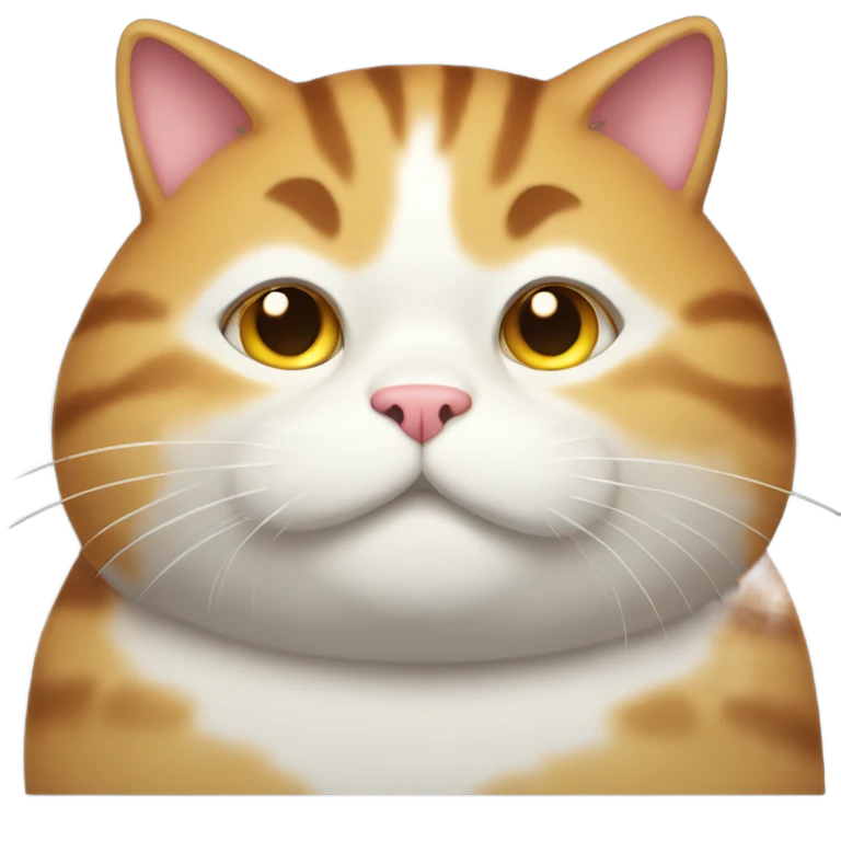 A fat cat emoji