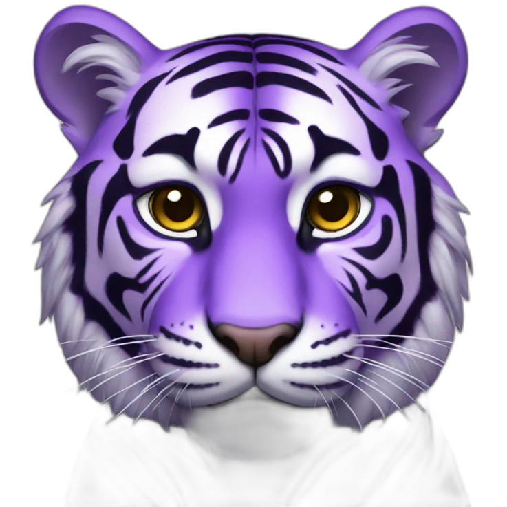 Purple tiger emoji