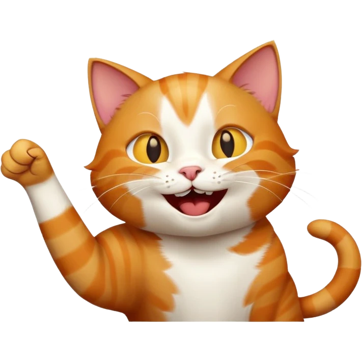 cat pointing and laughing emoji