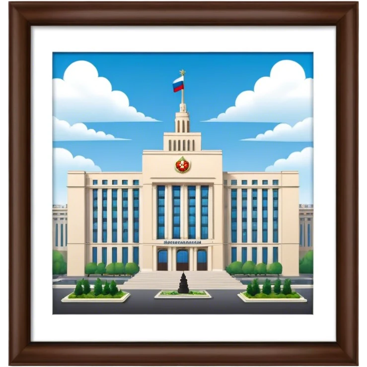Ministry of Foreign Affairs of Russia headquarter emoji