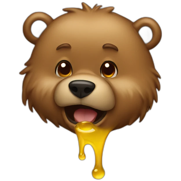 bear piss emoji