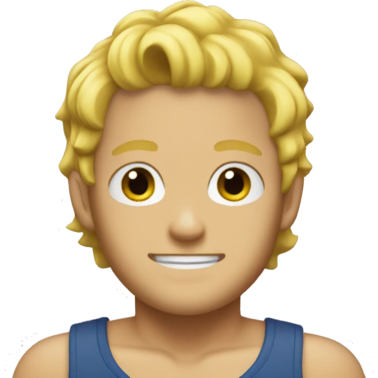 One Piece with blonde hair emoji