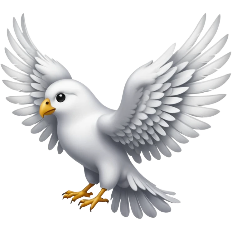 Double side white wing emoji