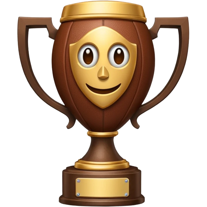 trophy football emoji