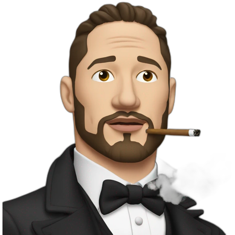 Tom hardy smoking emoji