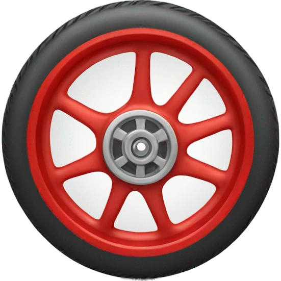 Wheel red emoji