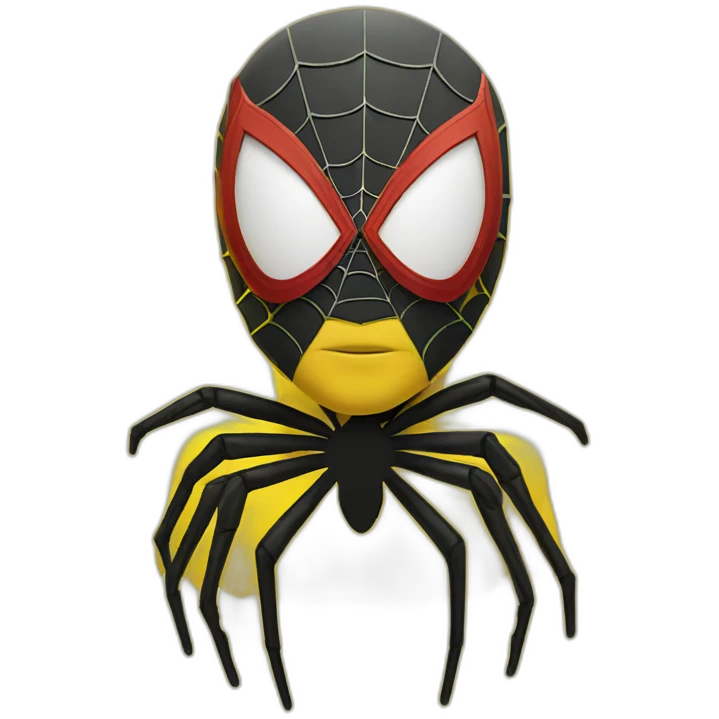 spider man in yellow emoji