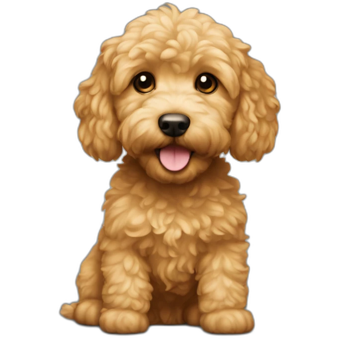 mini golden doodle runt emoji