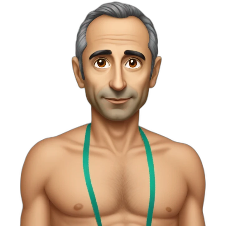 Eric zemmour en bikini emoji