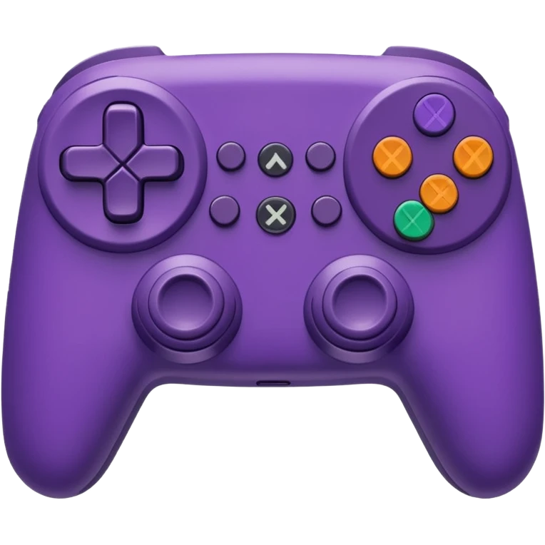 purple gaming controller emoji