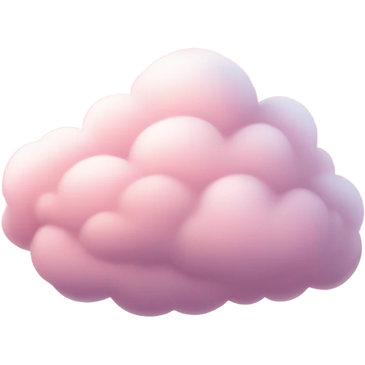 pink clouds emoji