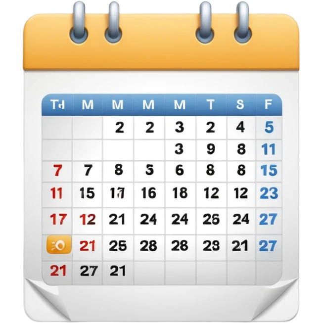 calendar emoji emoji